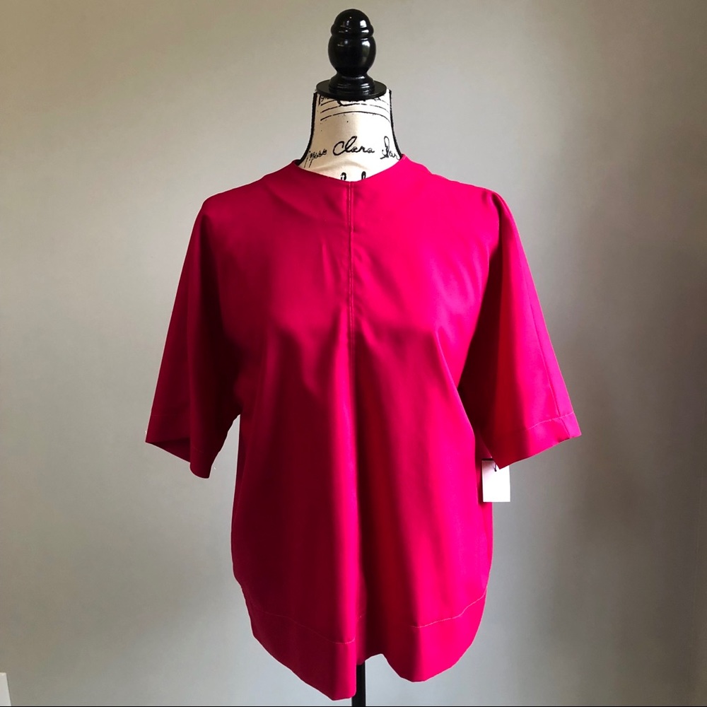 Fuchsia Cotton Blouse